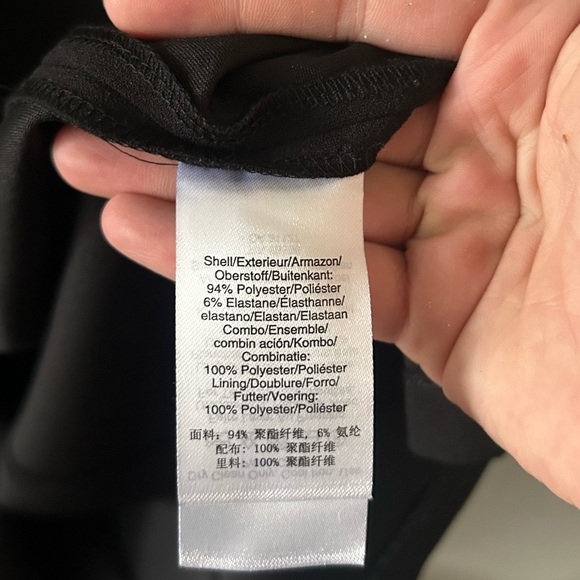 NWT DKNY Women's Twist-Front Cascade Ruffle Column Gown Formal Event Classic Sz6 - Picture 7 of 16